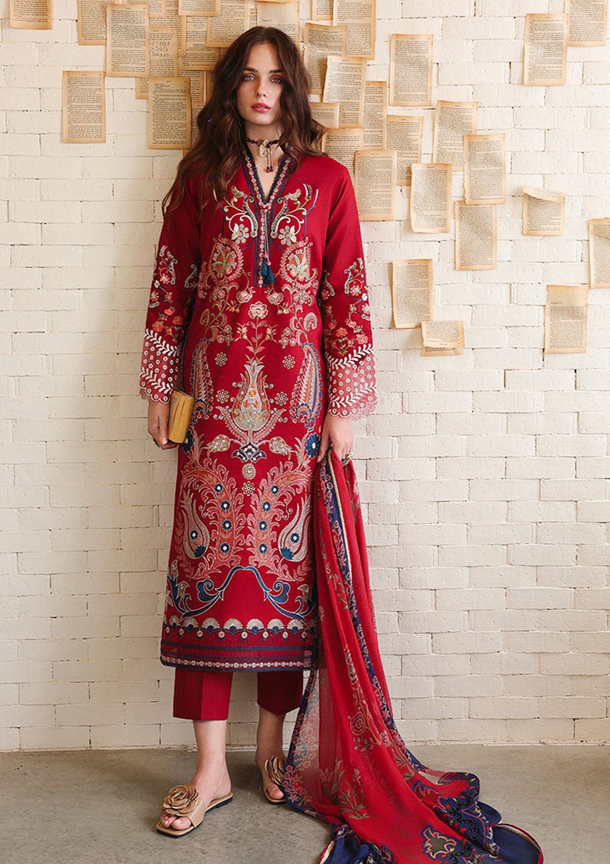 Mushq Hemline The Secret Garden Lawn'26 D-02 Luma Bloom