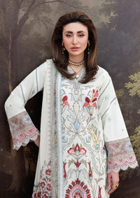 Roheenaz Floral Reveire Luxury Lawn'26 RNZ-611 Lunar Glow