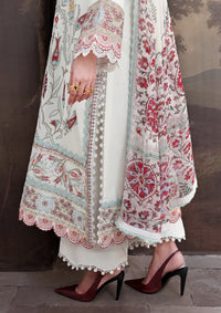 Roheenaz Floral Reveire Luxury Lawn'26 RNZ-611 Lunar Glow