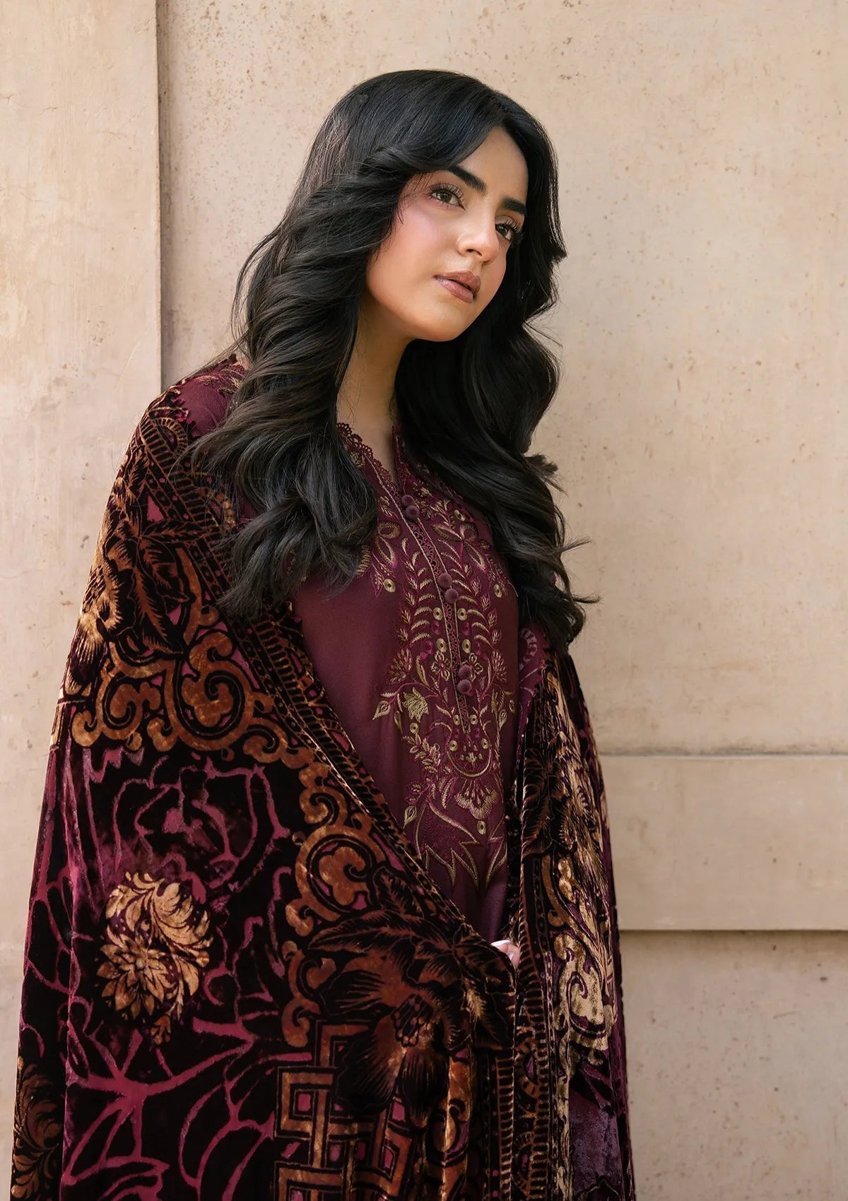 Raaya Plush Edit'26 - MAROON REVERIE