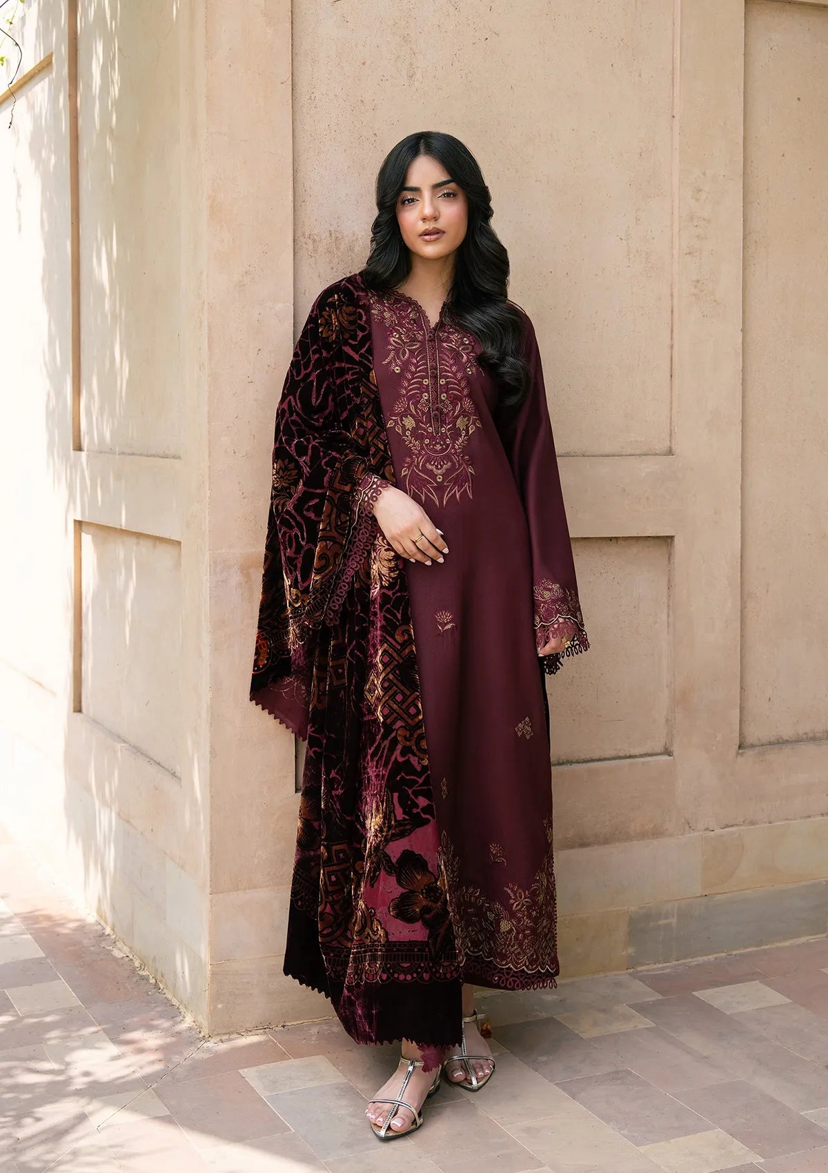 Raaya Plush Edit'26 - MAROON REVERIE