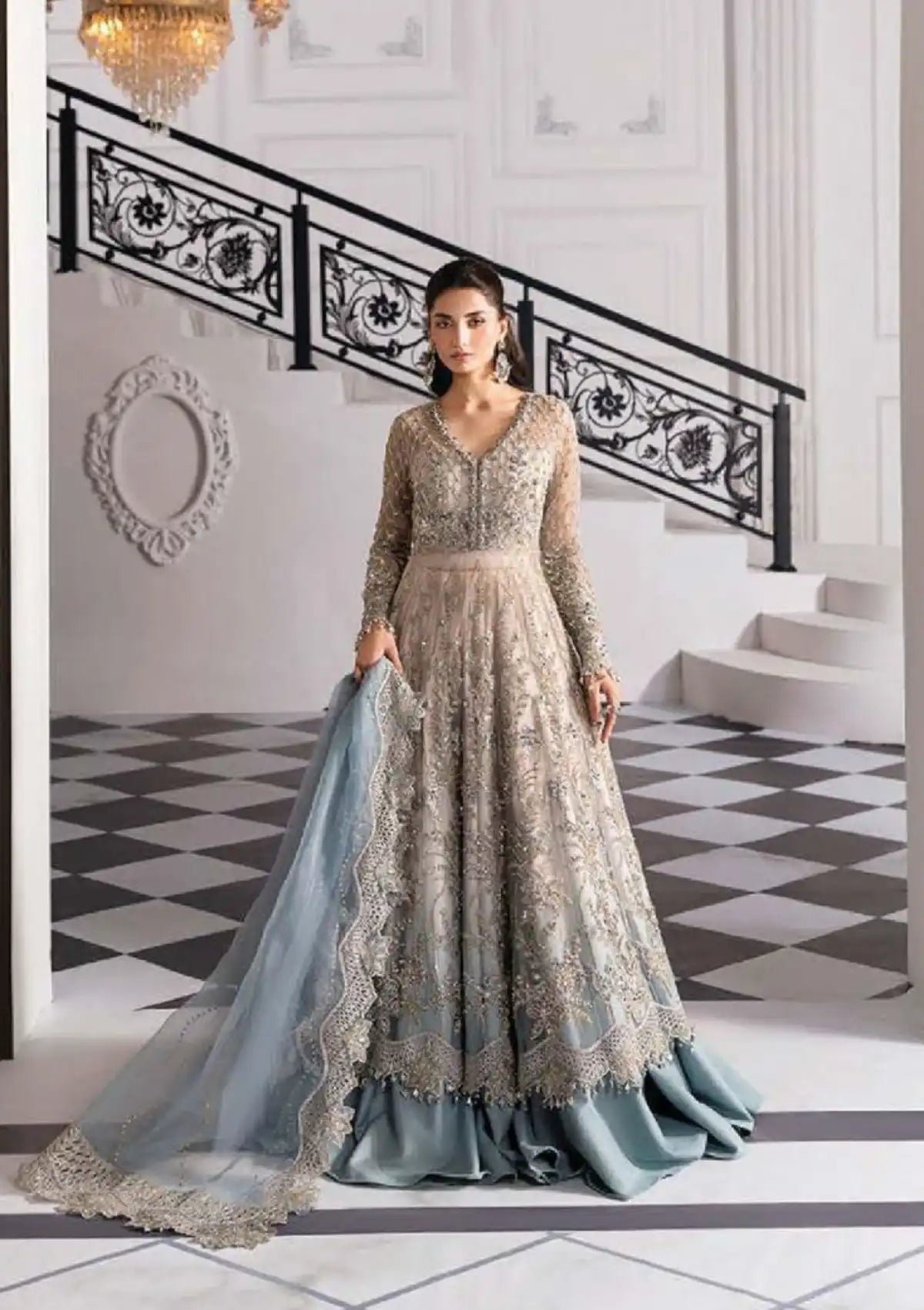 Maria B Mbroidered Formal'25 D-02 – Mohsin Saeed Fabrics