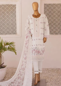 HZ Majestic Luxury Emb Lawn'24 MEC-02 - Mohsin Saeed Fabrics