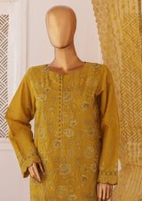 HZ Majestic Luxury Emb Lawn'24 MEC-03 - Mohsin Saeed Fabrics