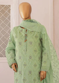 HZ Majestic Luxury Emb Lawn'24 MEC-05 - Mohsin Saeed Fabrics
