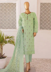 HZ Majestic Luxury Emb Lawn'24 MEC-05 - Mohsin Saeed Fabrics