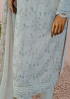 HZ Majestic Luxury Emb Lawn'24 MEC-08 - Mohsin Saeed Fabrics