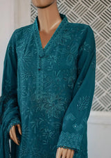 HZ Majestic Luxury Emb Lawn'24 MEC-10 - Mohsin Saeed Fabrics