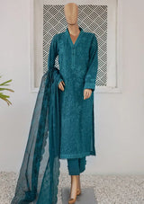 HZ Majestic Luxury Emb Lawn'24 MEC-10 - Mohsin Saeed Fabrics