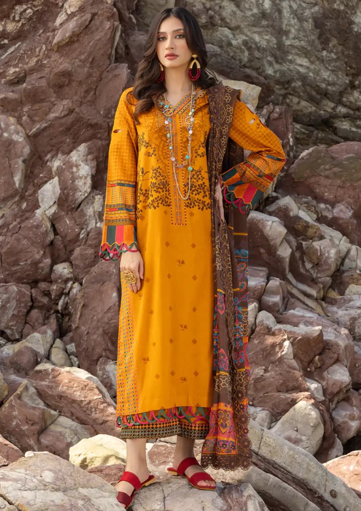 Charizma Print Melody Lawn'24 Vol-03 PM4-21