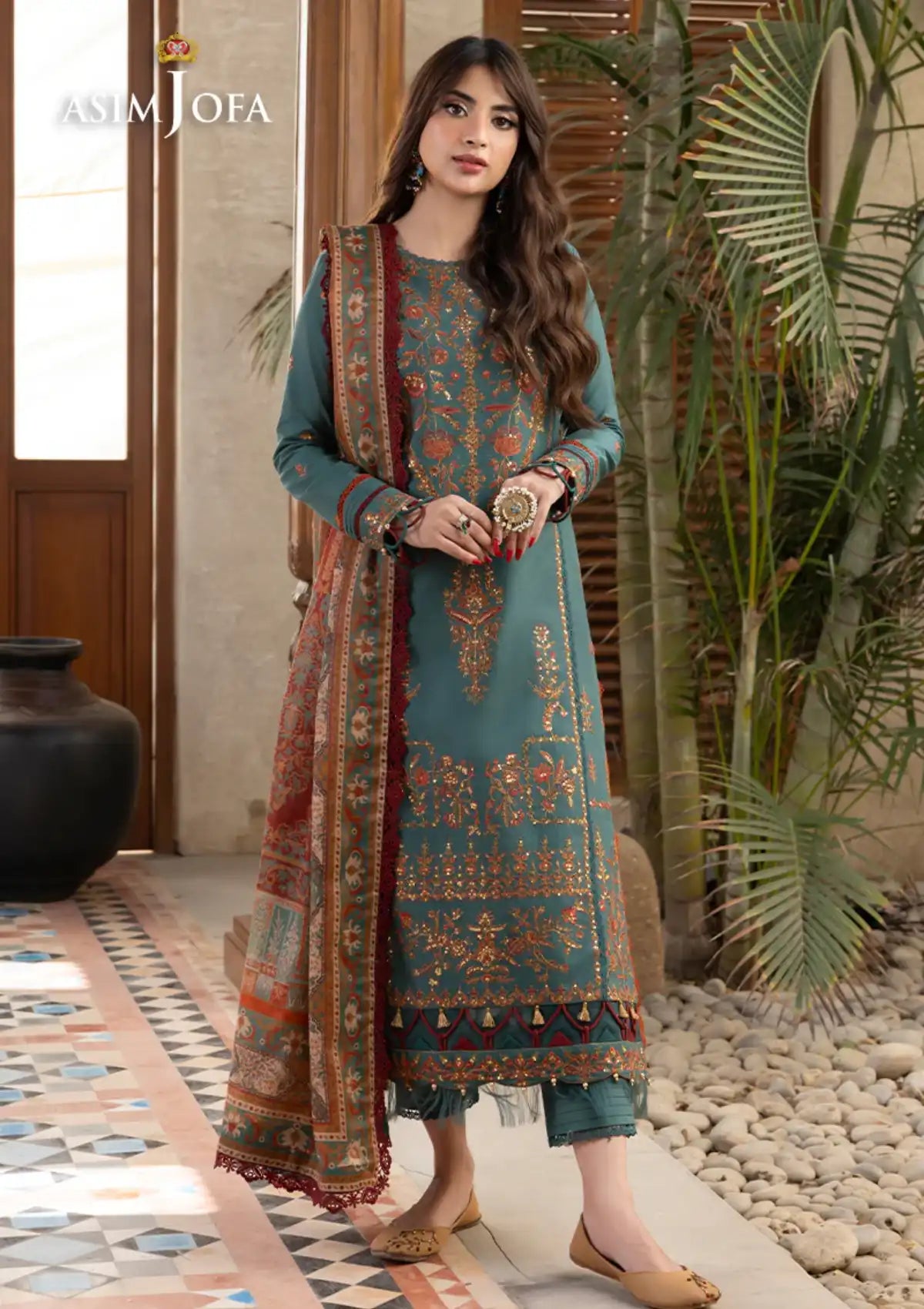 Asim Jofa Rania Pre-Winter'23 AJRW-32 - Mohsin Saeed Fabrics