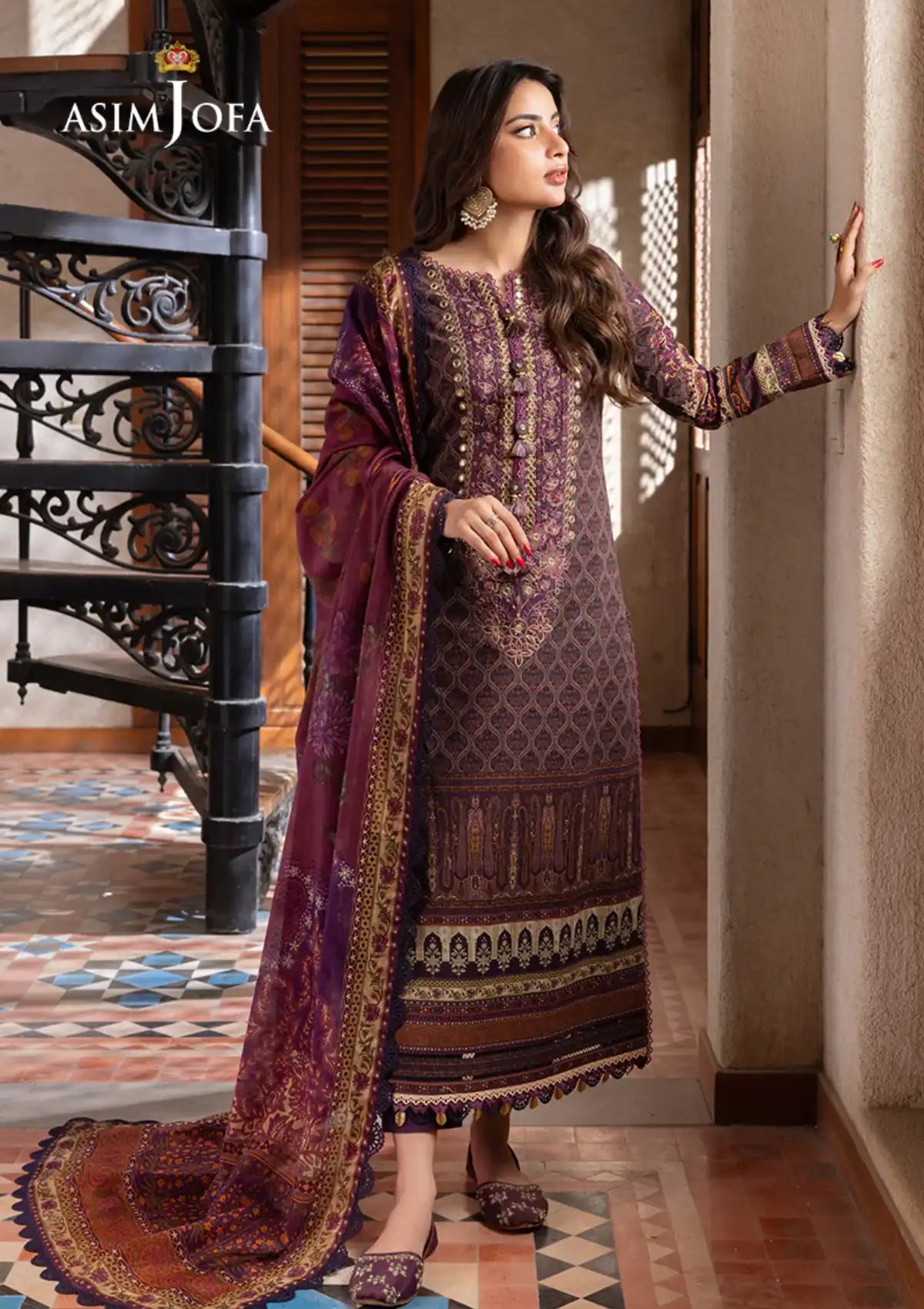 Asim Jofa Rania Pre-Winter'23 AJRW-16 - Mohsin Saeed Fabrics