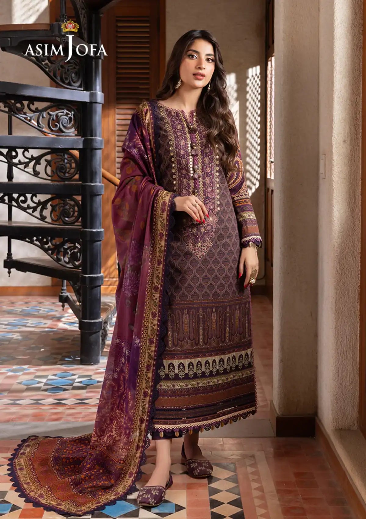 Asim Jofa Rania Pre-Winter'23 AJRW-16 - Mohsin Saeed Fabrics