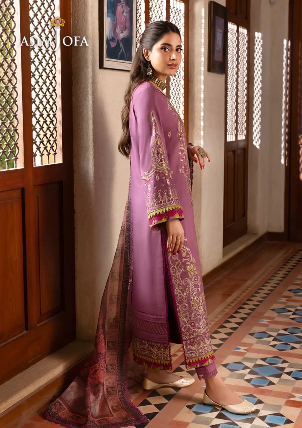 Asim Jofa Rania Pre-Winter'23 AJRW-28 - Mohsin Saeed Fabrics