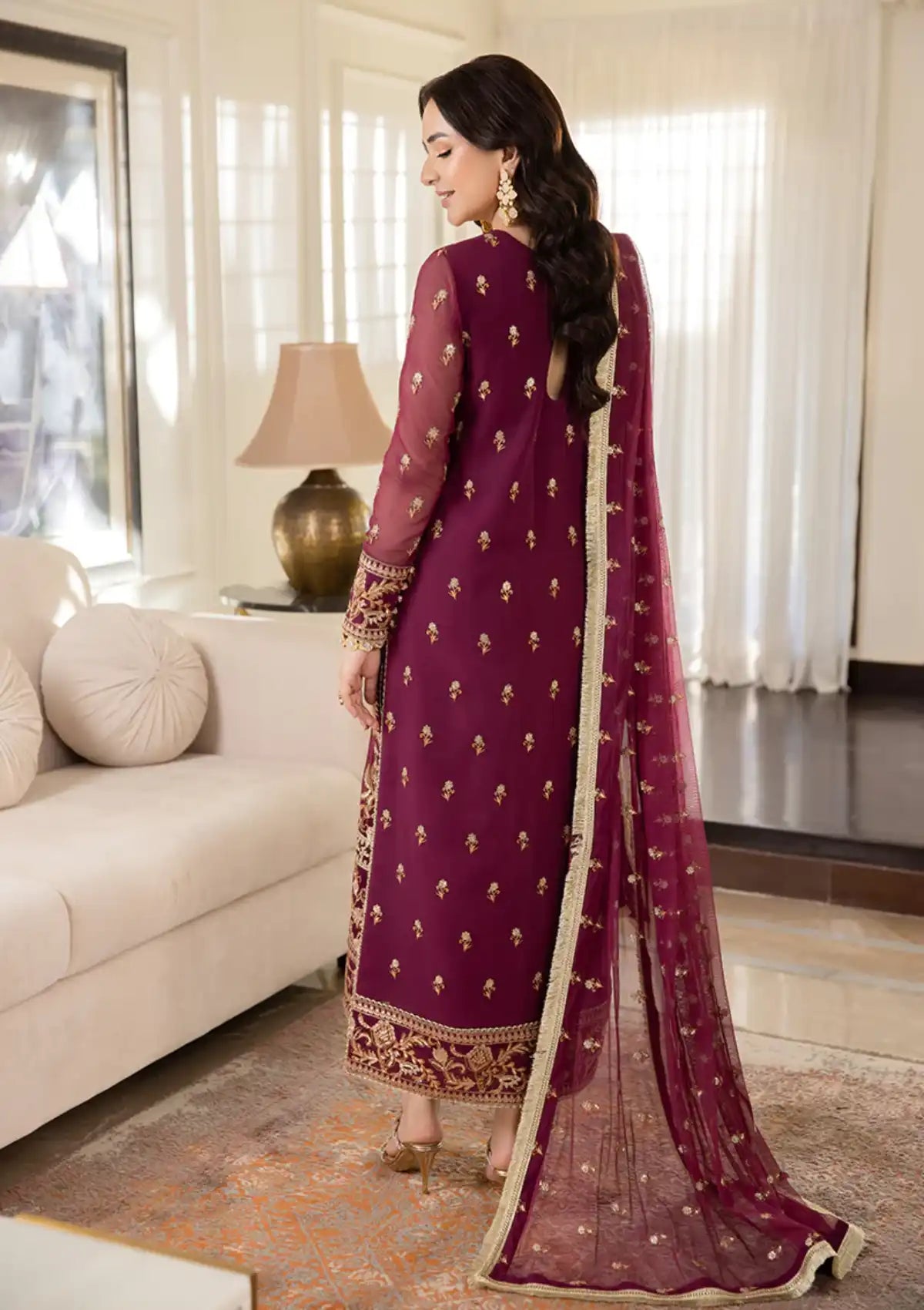 Asim Jofa Noorie-Maahru-Merub Collection'23 AJSM-47 - Mohsin Saeed Fabrics