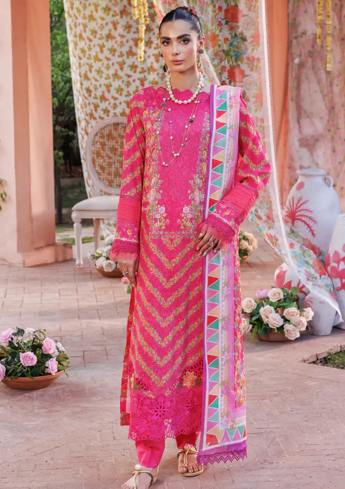 Rajbari Printkari Exclusive'24 D-05-B - Mohsin Saeed Fabrics