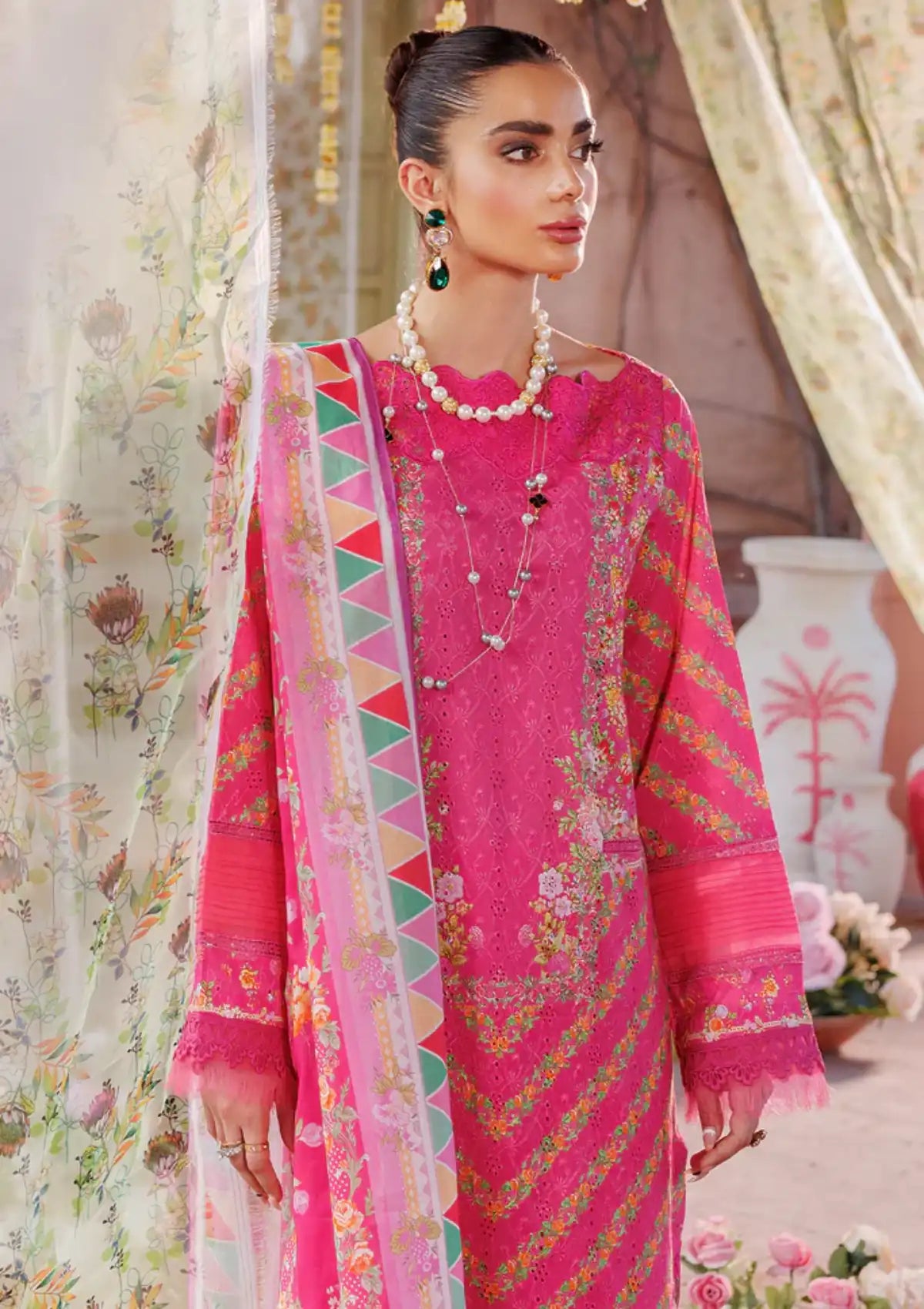 Rajbari Printkari Exclusive'24 D-05-B - Mohsin Saeed Fabrics