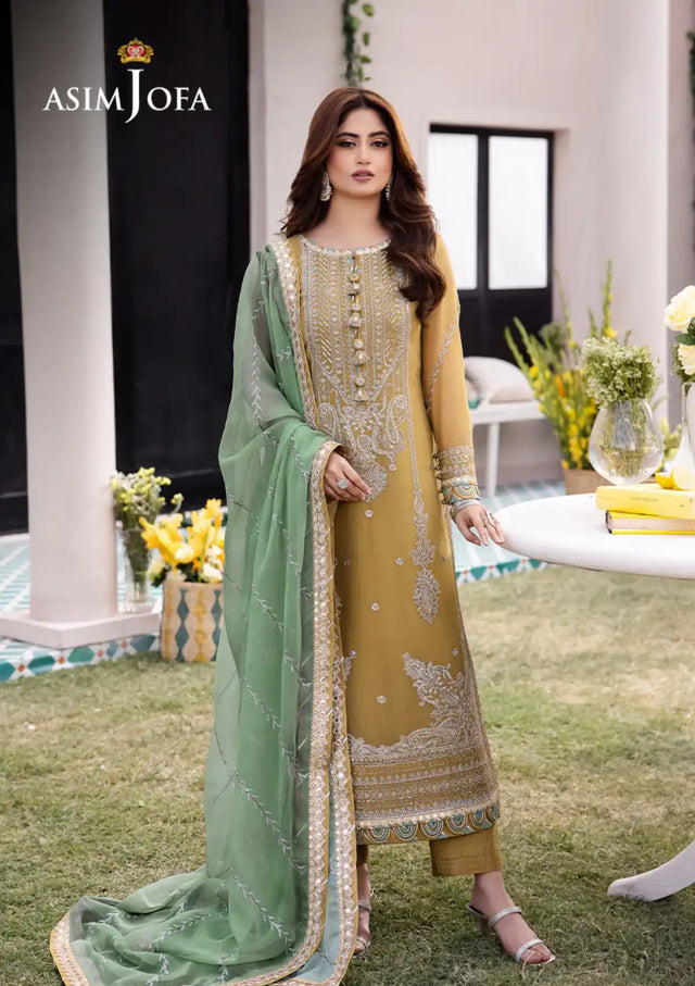 Dhanak Rang By Asim Jofa'24 AJCF-16 - Mohsin Saeed Fabrics