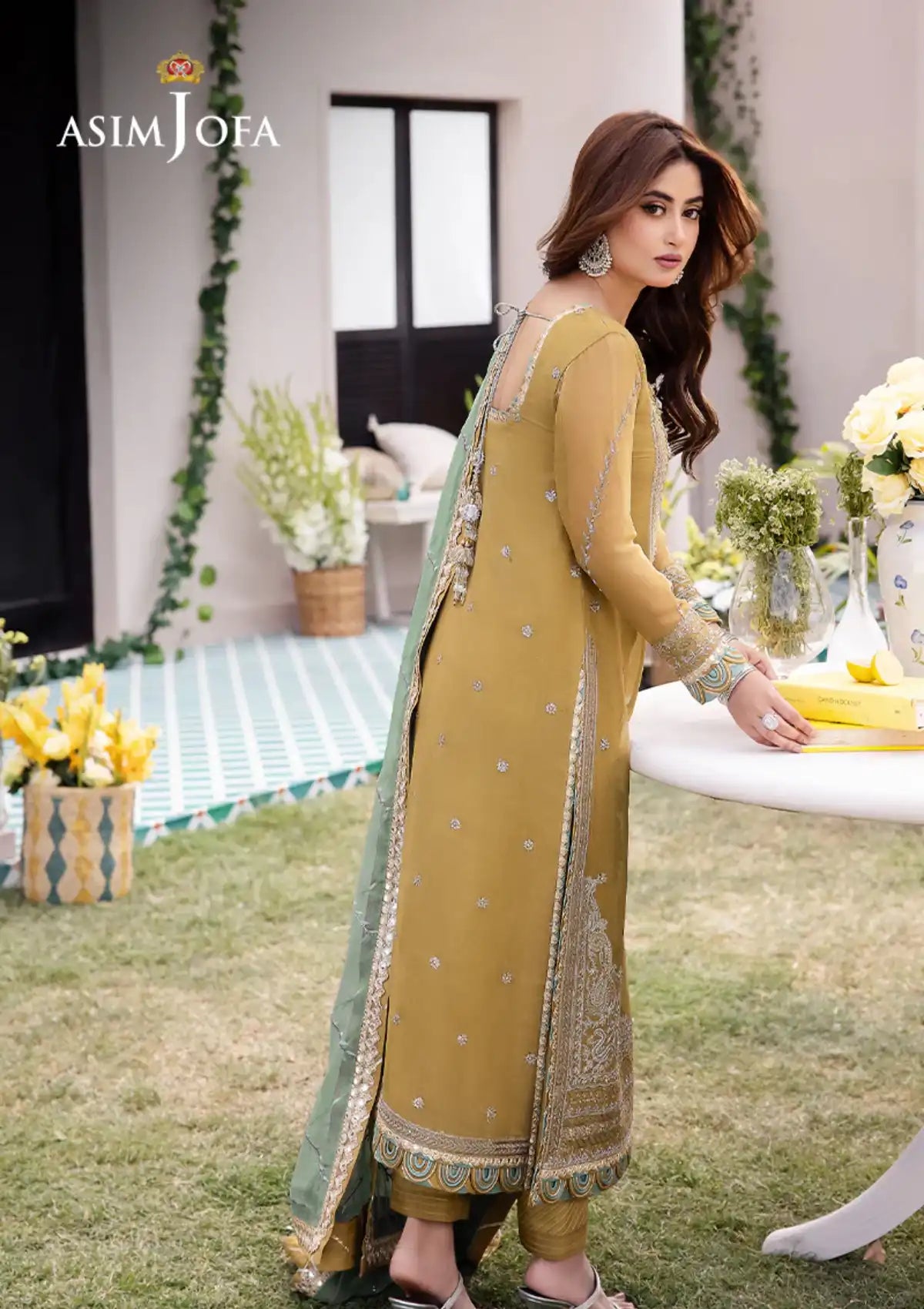 Dhanak Rang By Asim Jofa'24 AJCF-16 - Mohsin Saeed Fabrics