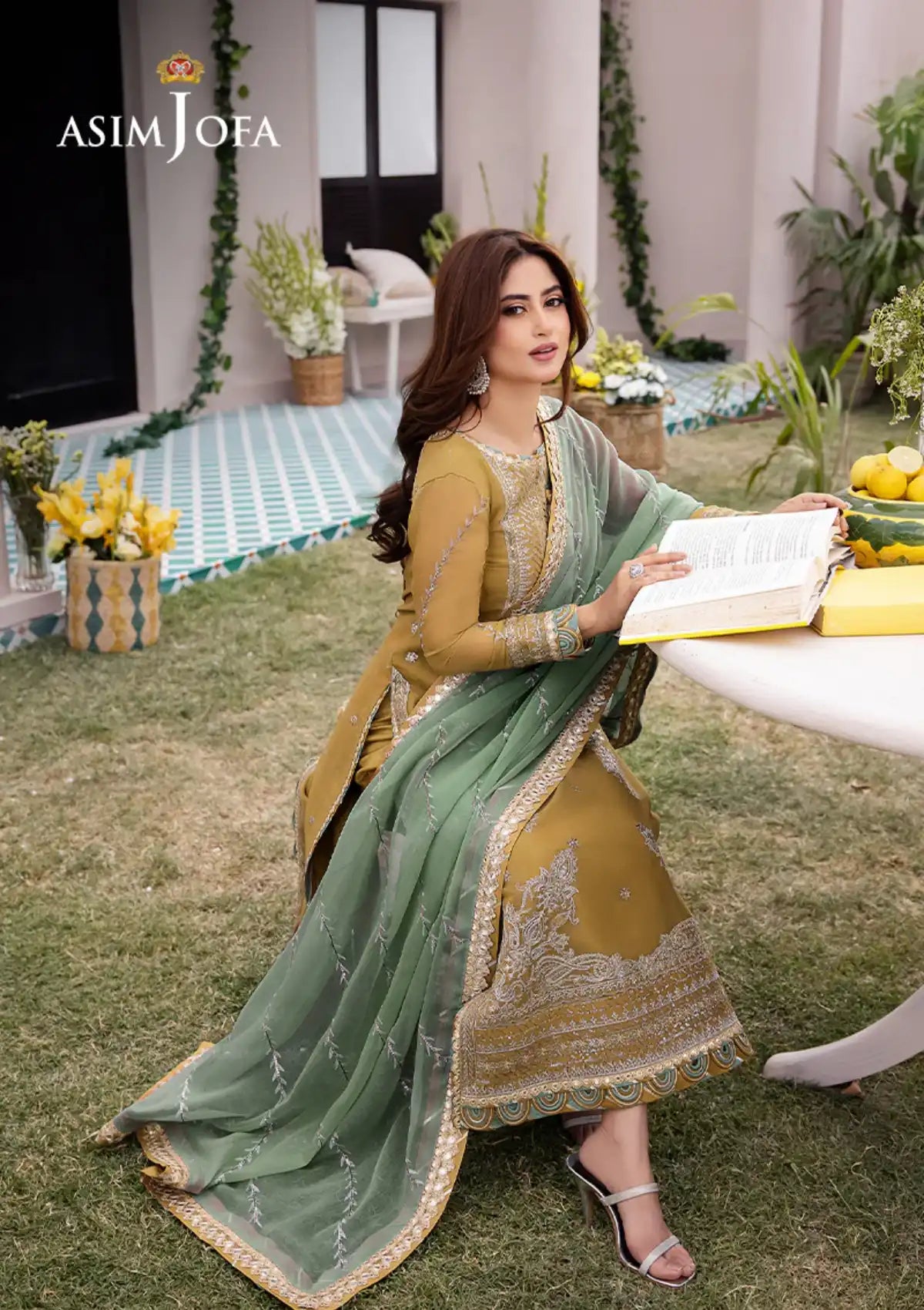 Dhanak Rang By Asim Jofa'24 AJCF-16 - Mohsin Saeed Fabrics