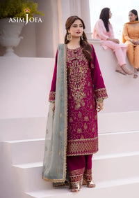 Dhanak Rang By Asim Jofa'24 AJCF-12 - Mohsin Saeed Fabrics