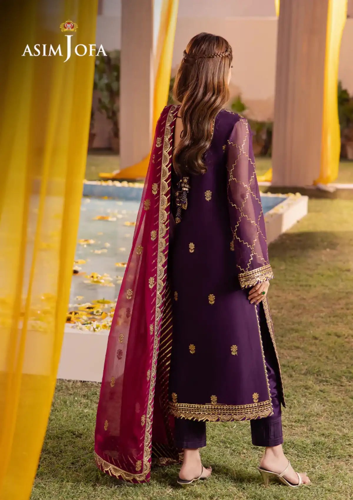 Dhanak Rang By Asim Jofa'24 AJCF-02 - Mohsin Saeed Fabrics