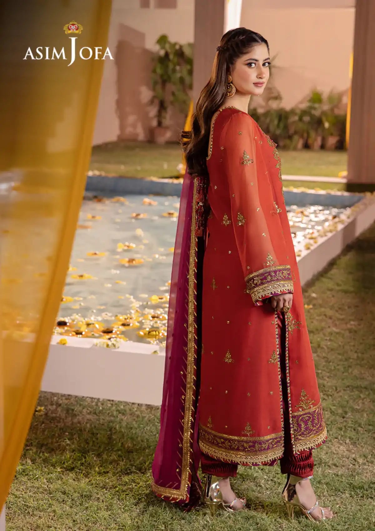 Dhanak Rang By Asim Jofa'24 AJCF-24 - Mohsin Saeed Fabrics