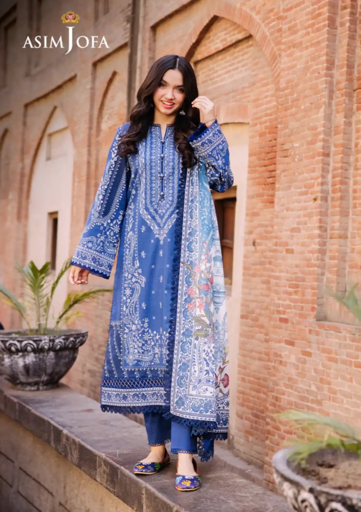 Asim Jofa Prints'24 AJBB-02 - Mohsin Saeed Fabrics