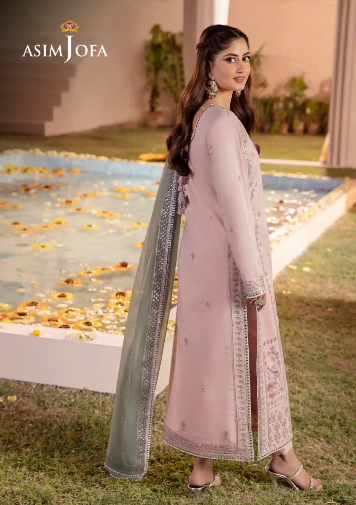 Dhanak Rang By Asim Jofa'24 AJCF-14 - Mohsin Saeed Fabrics