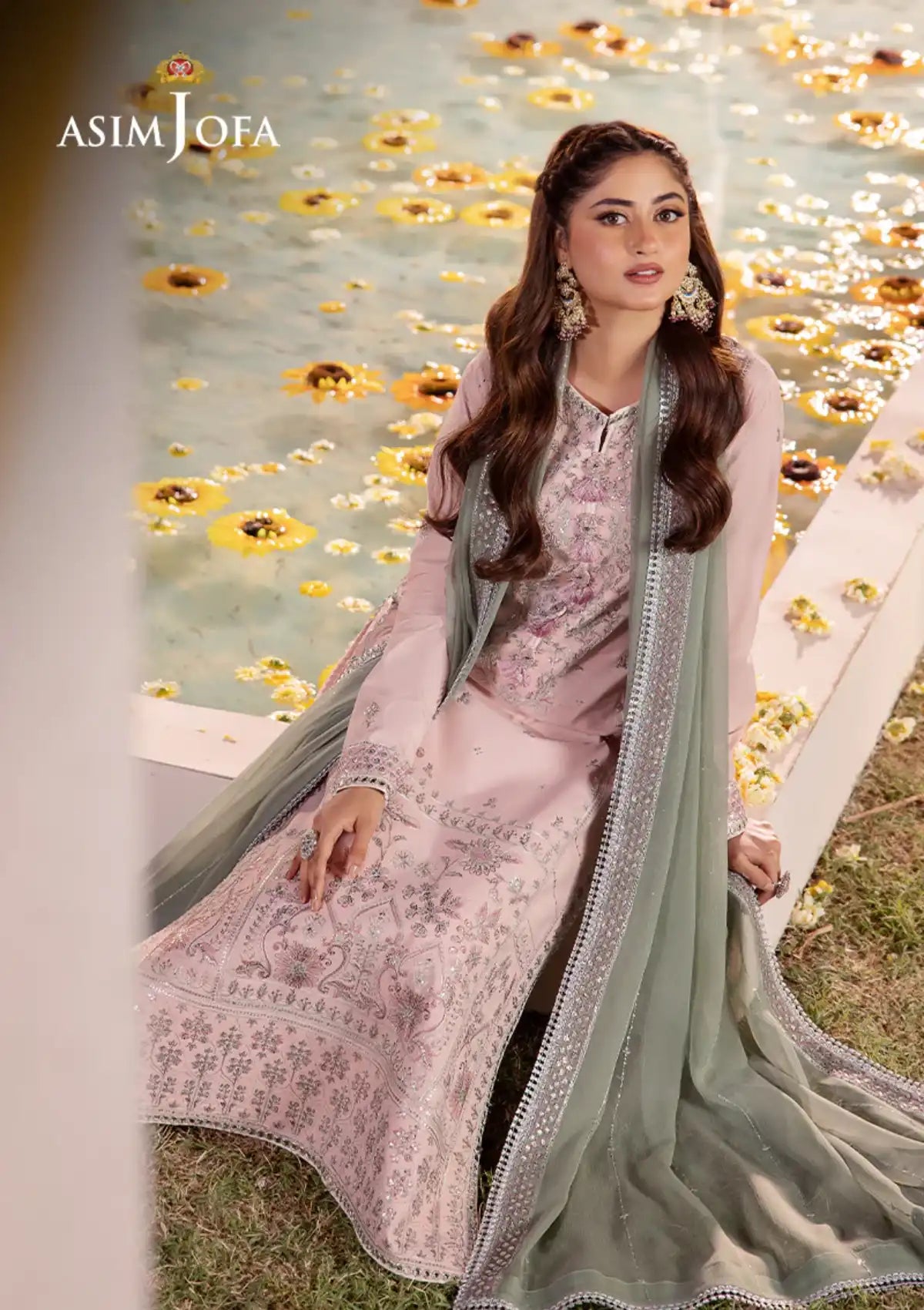 Dhanak Rang By Asim Jofa'24 AJCF-14 - Mohsin Saeed Fabrics
