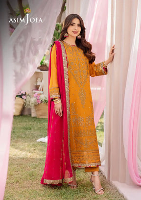 Dhanak Rang By Asim Jofa'24 AJCF-25 - Mohsin Saeed Fabrics