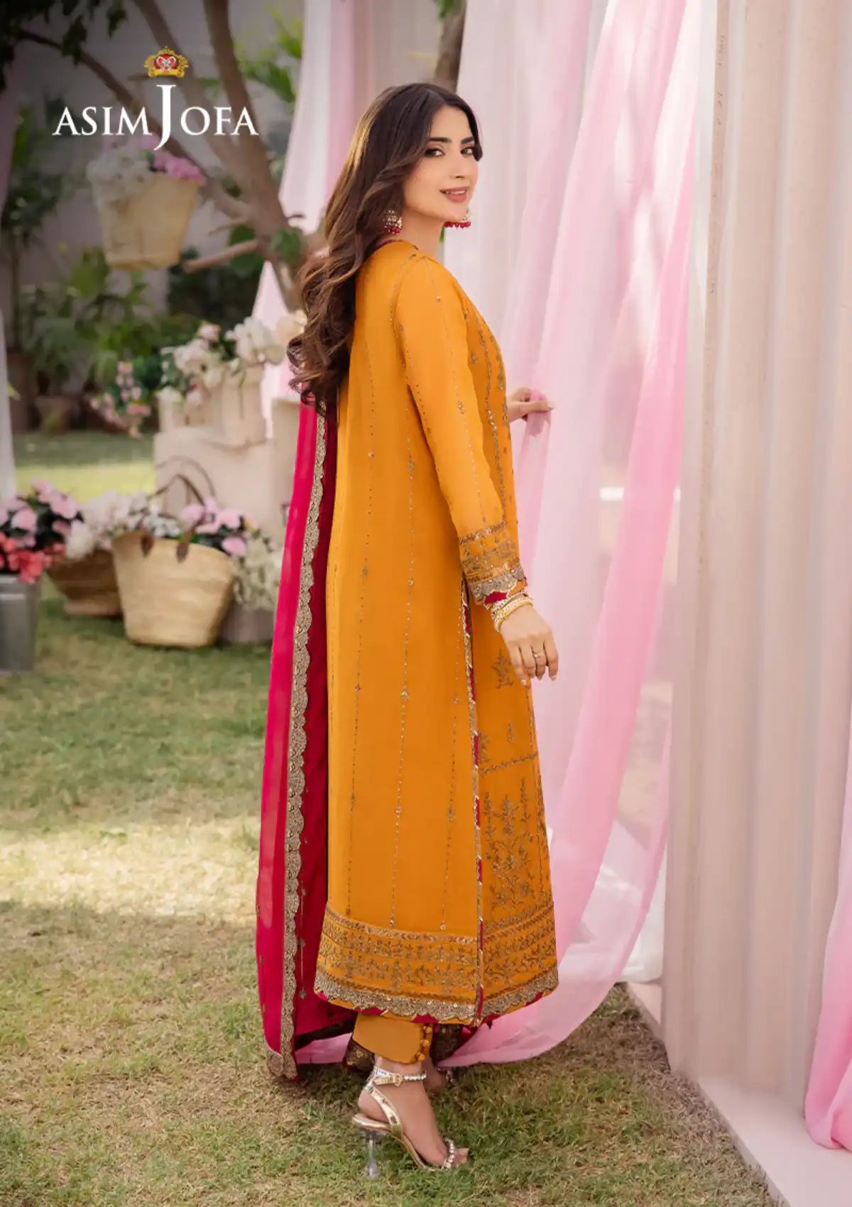 Dhanak Rang By Asim Jofa'24 AJCF-25 - Mohsin Saeed Fabrics