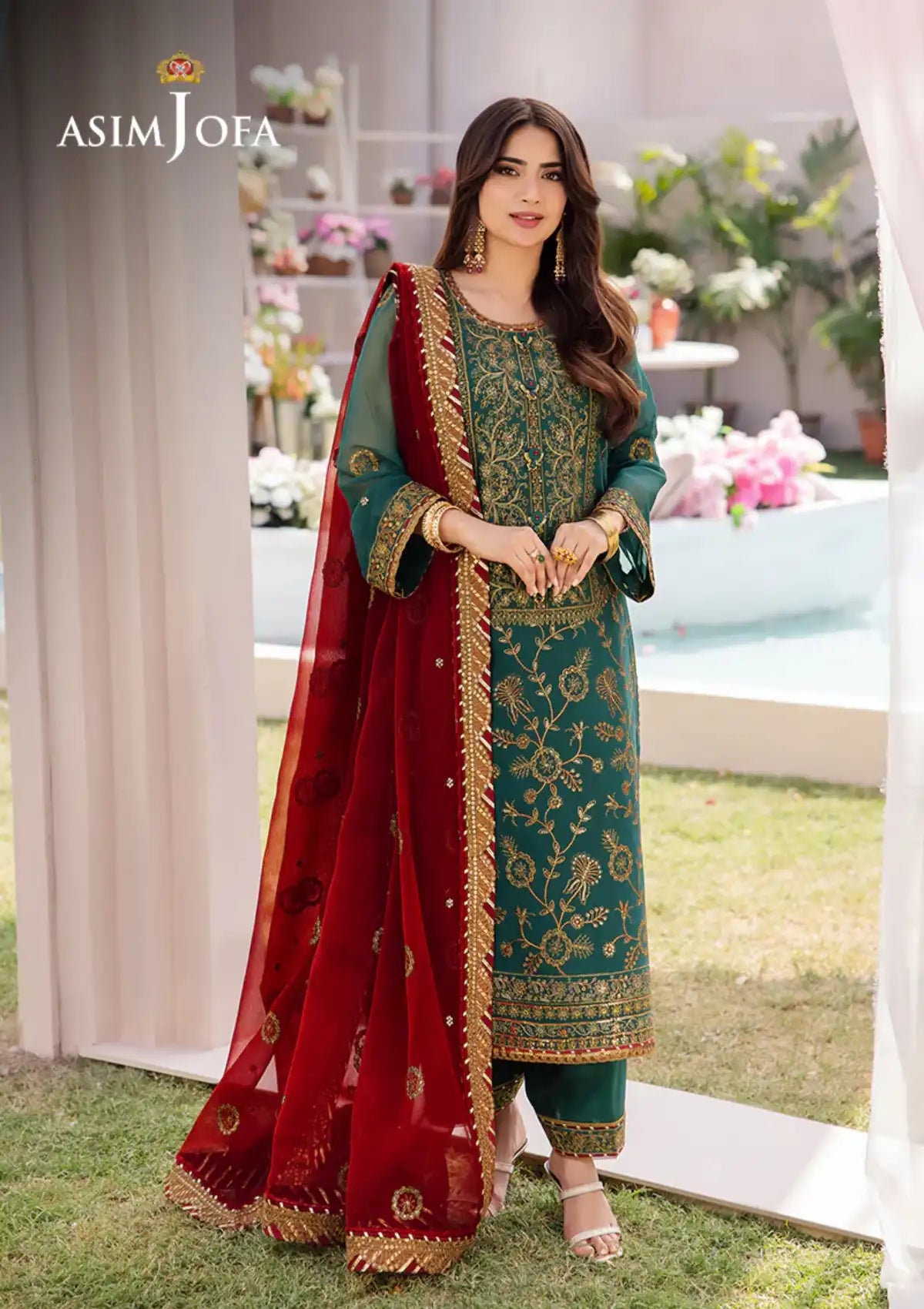 Dhanak Rang By Asim Jofa'24 AJCF-11 - Mohsin Saeed Fabrics