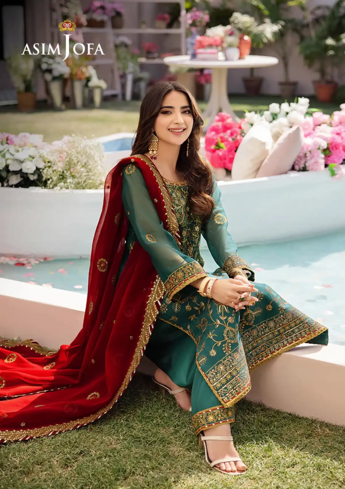 Dhanak Rang By Asim Jofa'24 AJCF-11 - Mohsin Saeed Fabrics