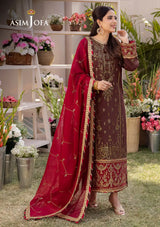 Dhanak Rang By Asim Jofa'24 AJCF-27 - Mohsin Saeed Fabrics
