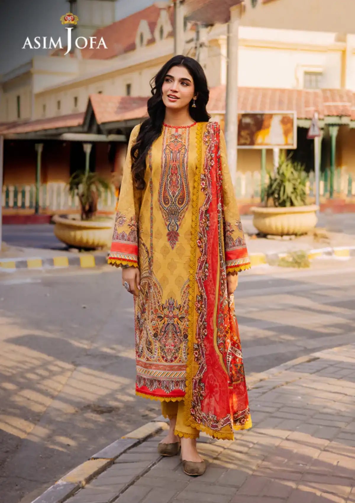 Asim Jofa Prints'24 AJBB-08 - Mohsin Saeed Fabrics