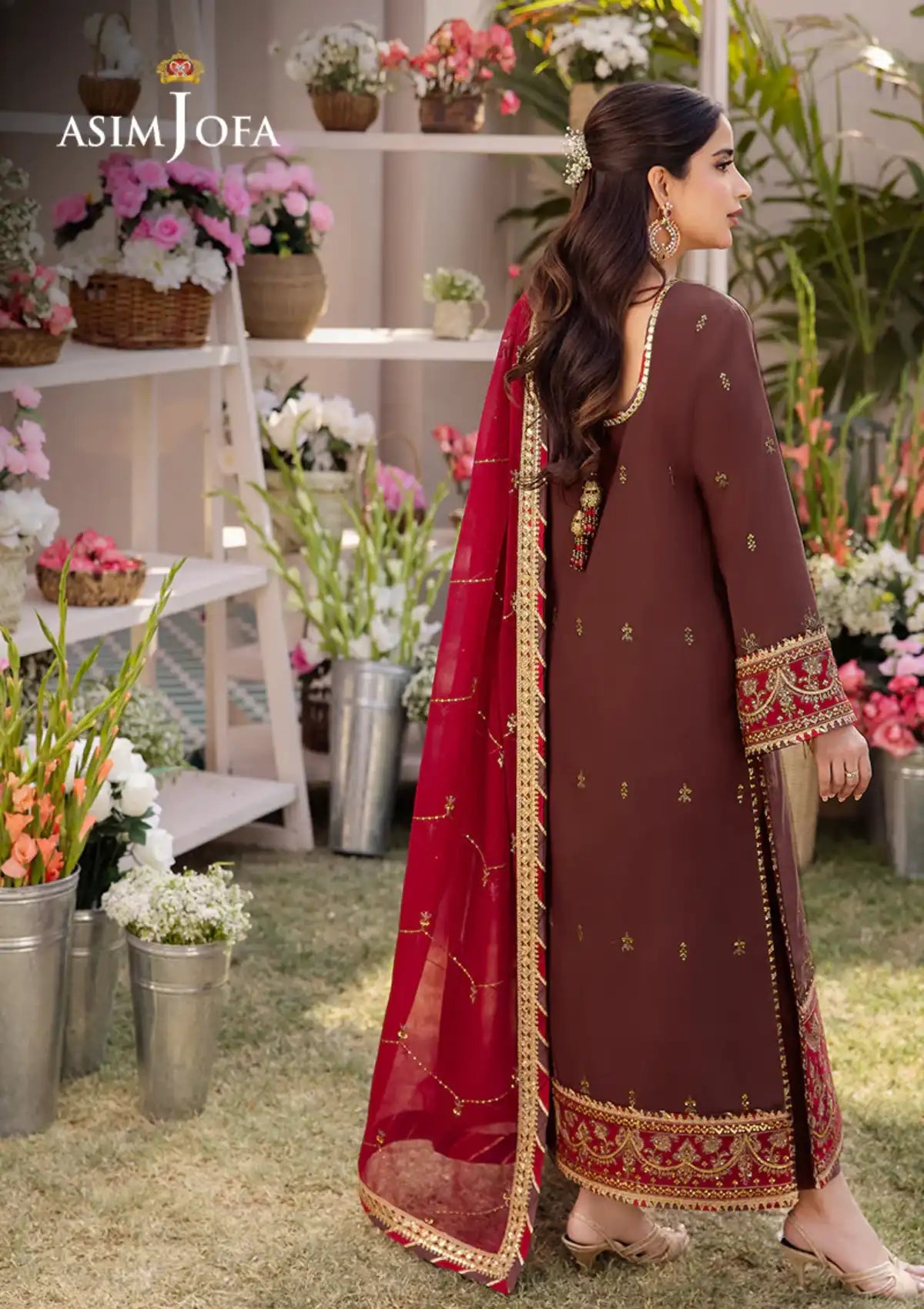 Dhanak Rang By Asim Jofa'24 AJCF-27 - Mohsin Saeed Fabrics