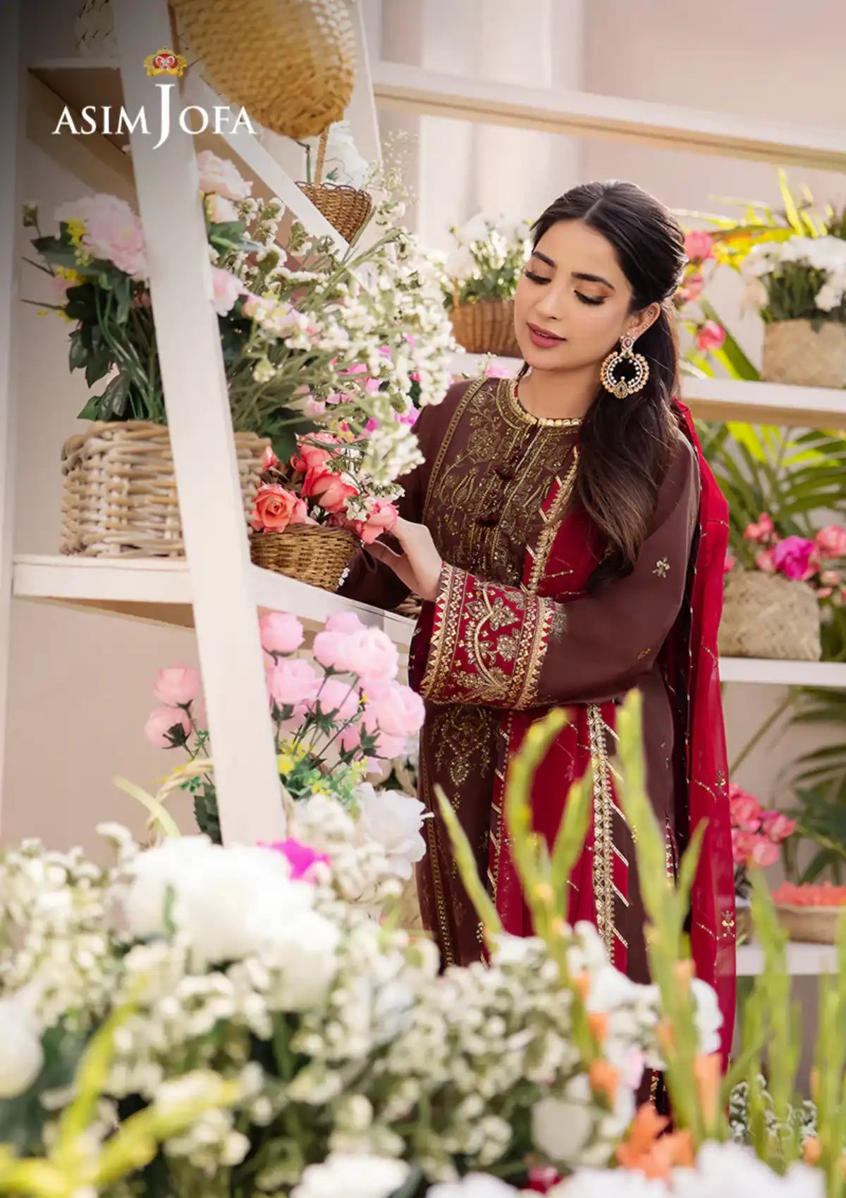Dhanak Rang By Asim Jofa'24 AJCF-27 - Mohsin Saeed Fabrics