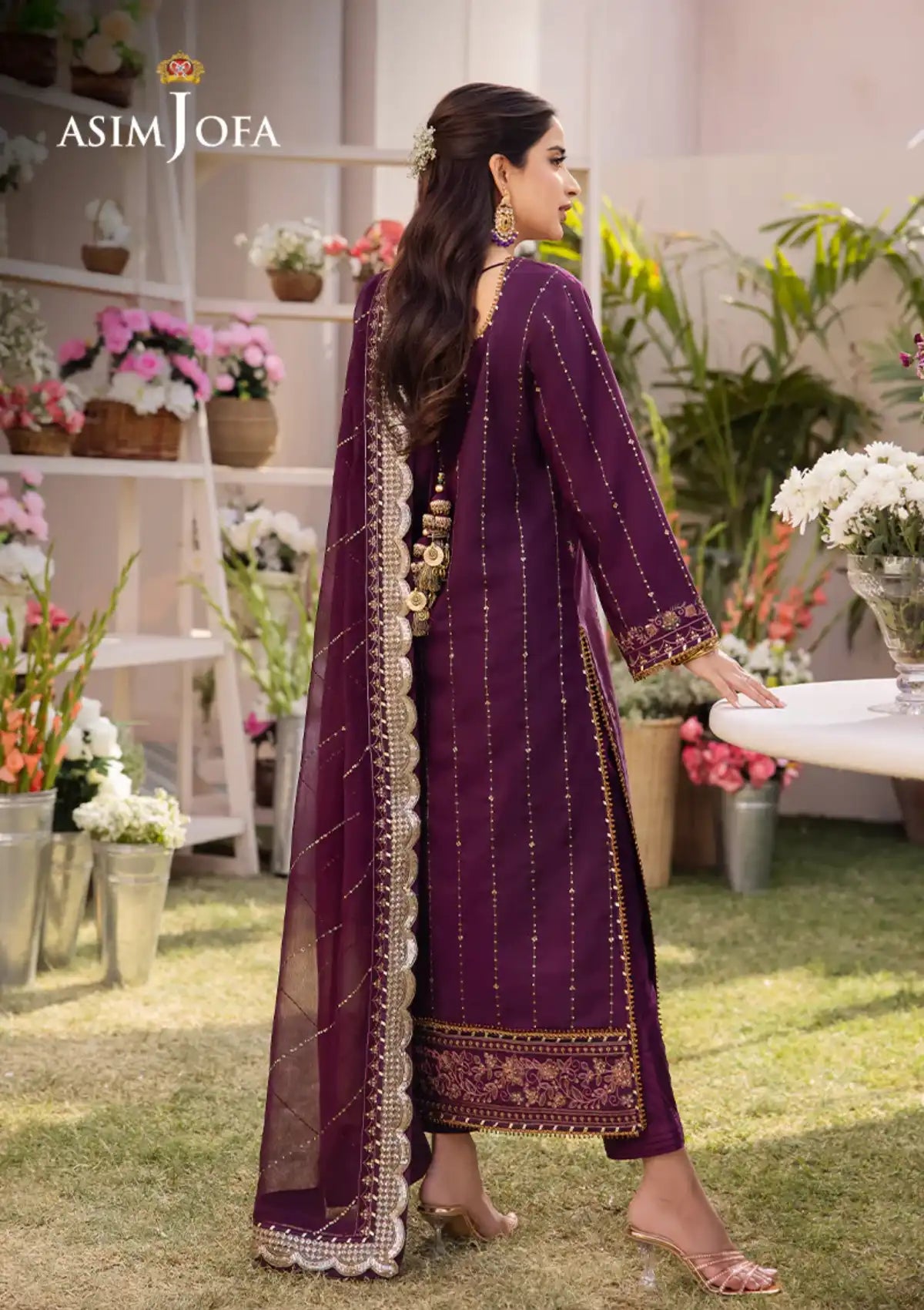 Dhanak Rang By Asim Jofa'24 AJCF-22 - Mohsin Saeed Fabrics