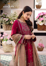 Dhanak Rang By Asim Jofa'24 AJCF-20 - Mohsin Saeed Fabrics