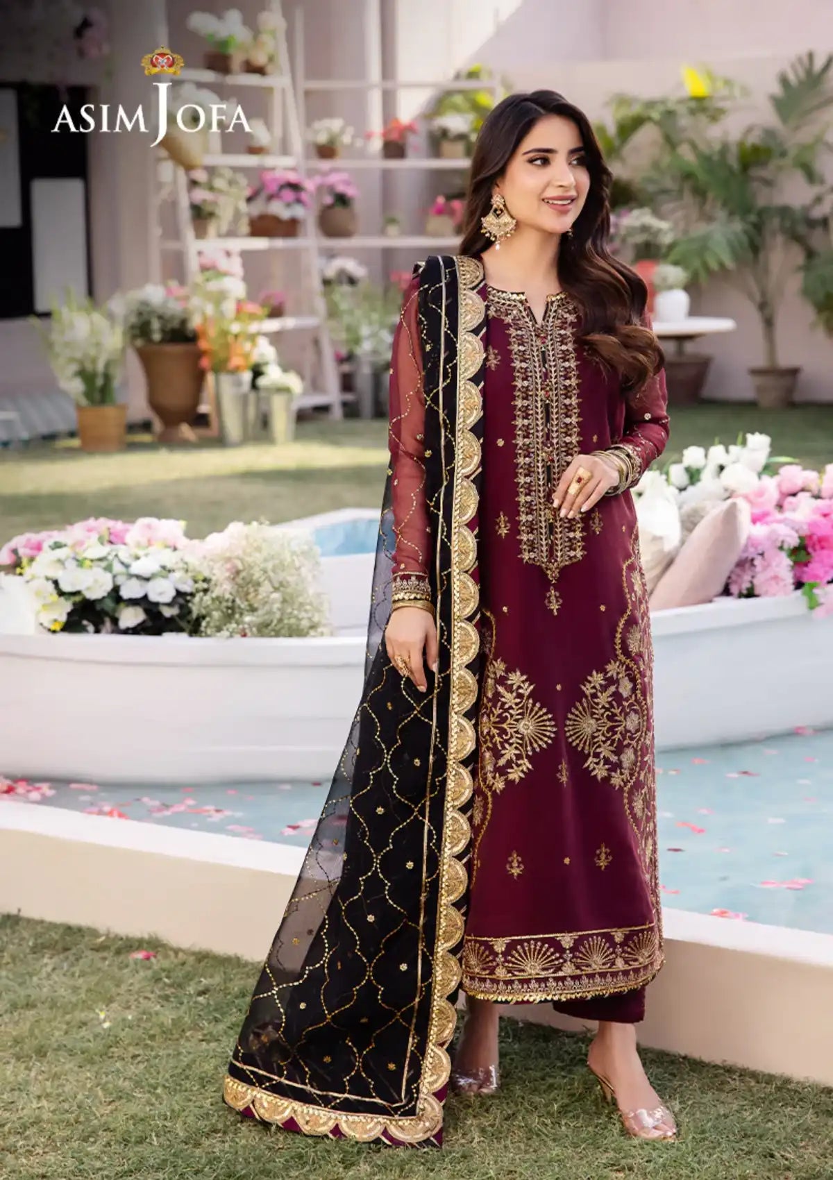 Dhanak Rang By Asim Jofa'24 AJCF-18 - Mohsin Saeed Fabrics