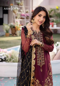 Dhanak Rang By Asim Jofa'24 AJCF-18 - Mohsin Saeed Fabrics