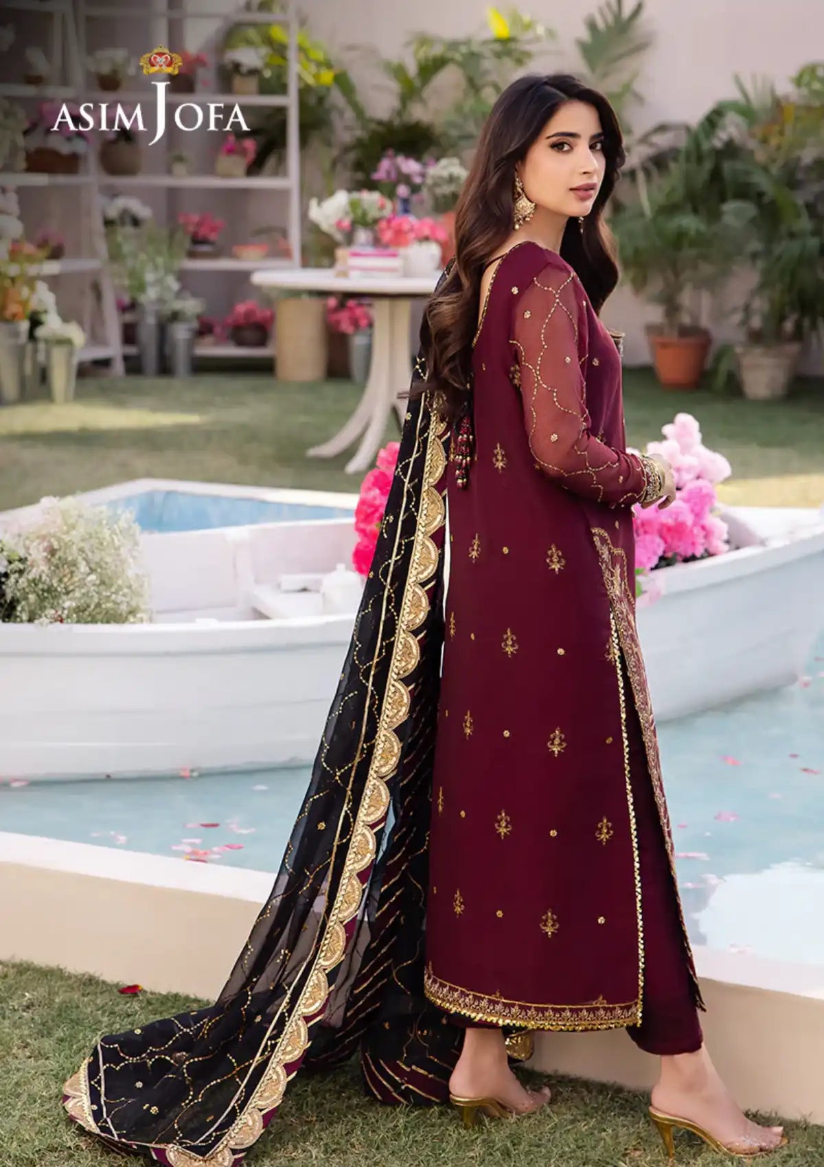 Dhanak Rang By Asim Jofa'24 AJCF-18 - Mohsin Saeed Fabrics