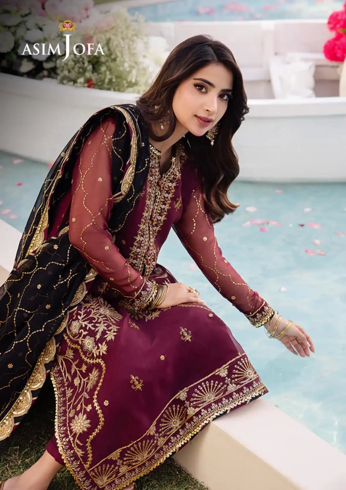 Dhanak Rang By Asim Jofa'24 AJCF-18 - Mohsin Saeed Fabrics