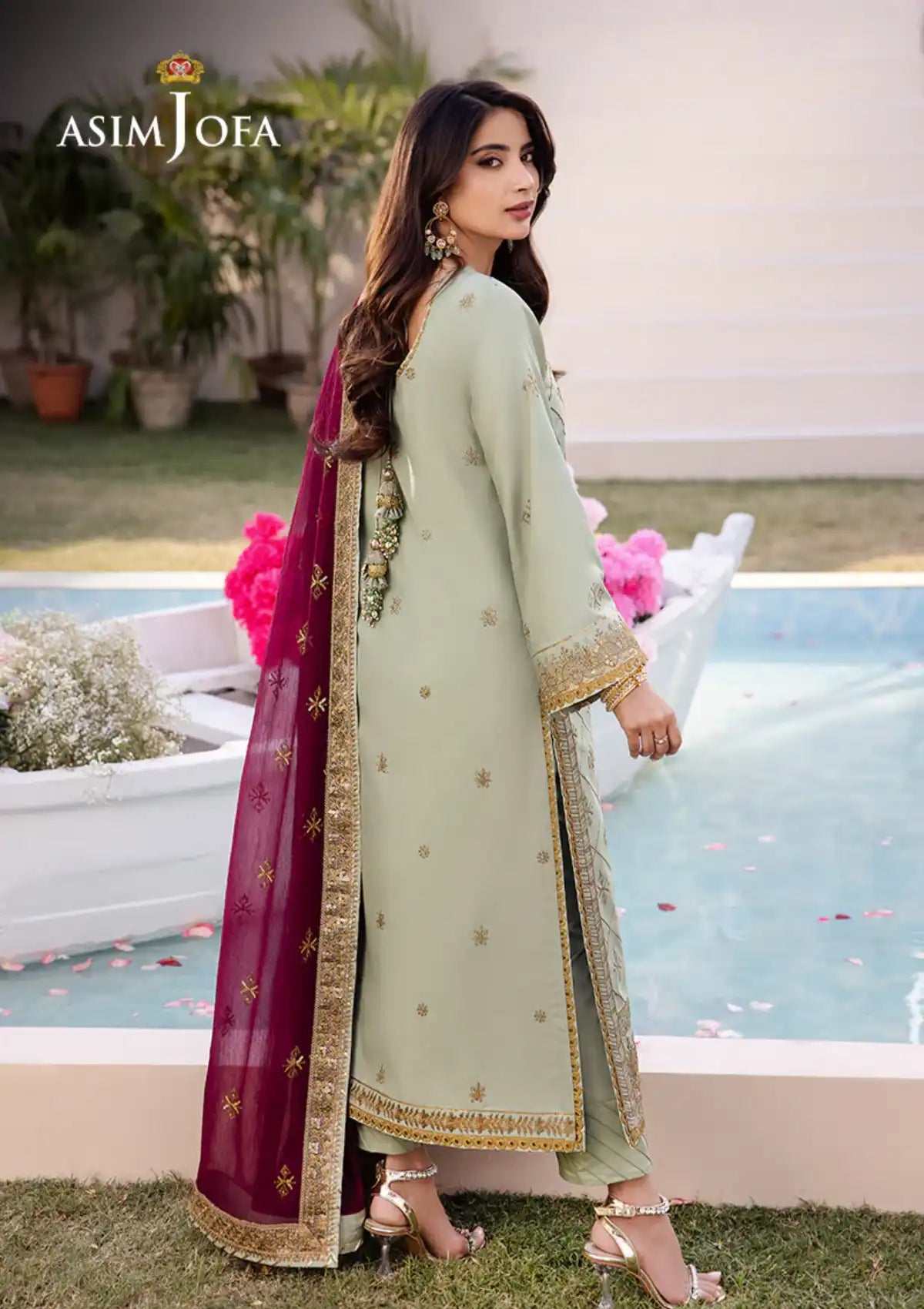 Dhanak Rang By Asim Jofa'24 AJCF-06 - Mohsin Saeed Fabrics