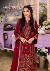 Dhanak Rang By Asim Jofa'24 AJCF-28 - Mohsin Saeed Fabrics