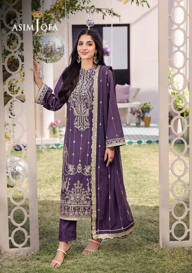 Dhanak Rang By Asim Jofa'24 AJCF-29 - Mohsin Saeed Fabrics