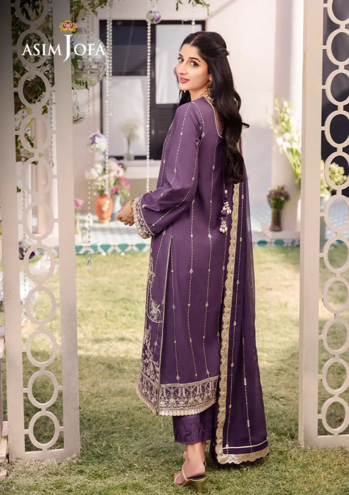 Dhanak Rang By Asim Jofa'24 AJCF-29 - Mohsin Saeed Fabrics