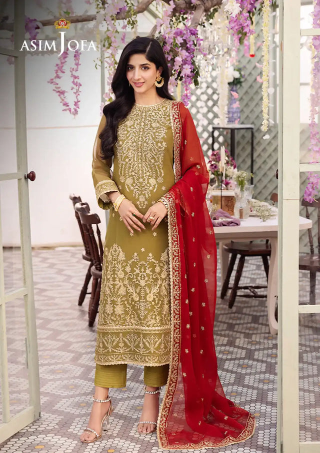 Dhanak Rang By Asim Jofa'24 AJCF-26 - Mohsin Saeed Fabrics