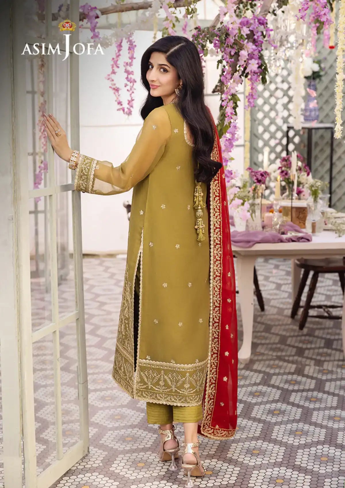 Dhanak Rang By Asim Jofa'24 AJCF-26 - Mohsin Saeed Fabrics